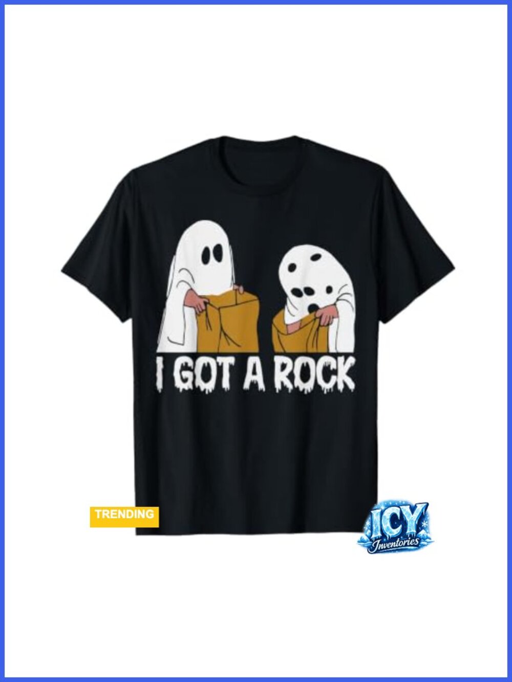 I Got A Rock Scary Ghost Halloween Men's T-Shirt Classic Fit